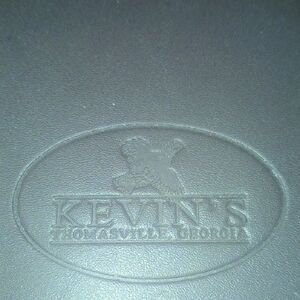 Kevin's Gray Leather Accessory